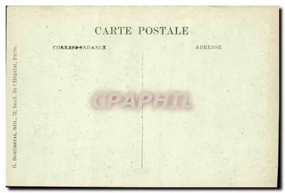 PARIS — Capela Santa — Interior da Capela Alta — G. Bouchertal, editor, n° 144 — Verso
