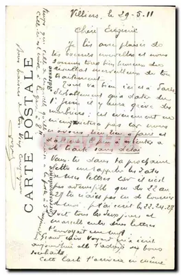 Paris — Estátua de Waldeck-Rousseau nos pequenos Jardins das Tuileries — C.M. — Verso