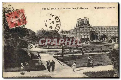 Paris — Jardim das Tuileries — Editor B.P.D. n°4263