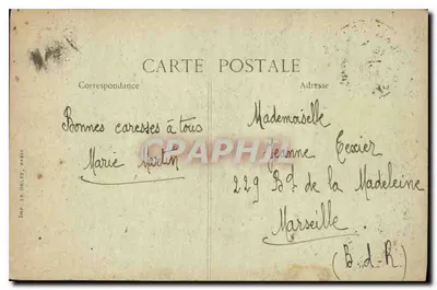 Paris — Jardim das Tuileries — Editor B.P.D. n°4263 — Verso