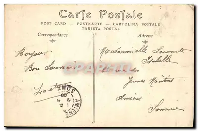Jardim do Luxembourg — A Fonte Carpeaux — NED P. 768 — Verso