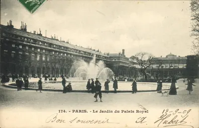 Paris - O Jardim do Palácio Real — A. Hubert, n° 174