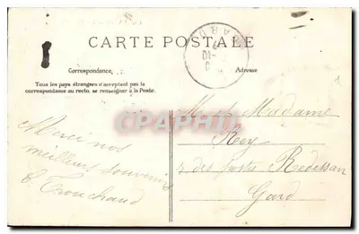 Paris — A Madeleine — E. L. D. — Verso