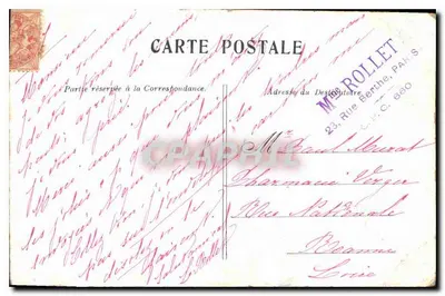Paryż — Lafayette — Pomnik jeździecki — Rewers