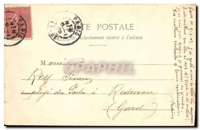 Paryż — Pałac Sądowy i Święta Kaplica — n°53 — Rewers