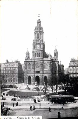 Paris — Igreja da Trindade — Editor não identificado, número de série não visível
