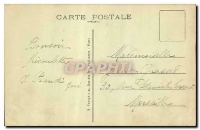 Paris - O Boulevard e a Porta Saint-Denis - A.P. 148 — Verso