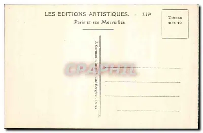 PARIS — El Grand Palais — LIP 271 — Reverso