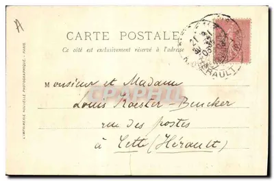 PARIS — O Jardim das Tuileries e o Arco do Triunfo do Carrousel — F.B. Dupuygron — Verso