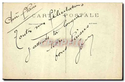 Paris — Der Platz und die Kirche der Dreifaltigkeit — M. D. n° 144 — Rückseite