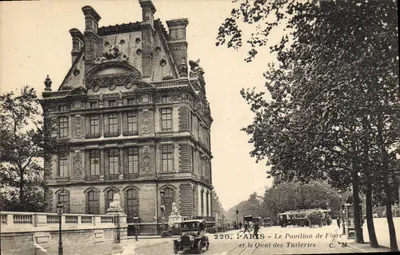 Paris - O Pavilhão da Flor e o Quai das Tijolarias — C. M. — n° 220