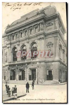 Paris - O Teatro da Ópera Comique — editor desconhecido, número de série não visível