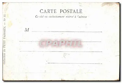 Paris — O Grand Palais — Coleção do Petit Parisien, N° 12 — Verso
