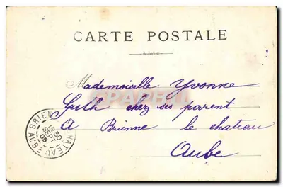 Paris - Fontaine de l'Observatoire — sobre o antigo convento de Chartreux — editor Carpeaux, número de série não visível — Verso