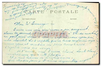 Paris — General View of the Hotel de Ville and Rue de Rivoli — C. M. n°183 — Back