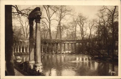 Ruínas da Naumáquia — Parc Monceau — Editor MONGA, n°128
