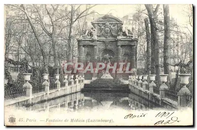 Paris — Fontaine de Médicis (Luxembourg) — editor anônimo, n° 45