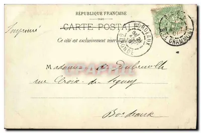 Paris — Fontaine de Médicis (Luxembourg) — editor anônimo, n° 45 — Verso
