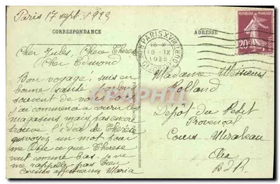 Paryż - Le Lion de Belfort — L'Agelet, Paryż, nr 12 — Rewers