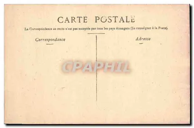 Versajles — Park — Fontanna z figurami i grzankami winorośli — wydawca nieodczytelny — Rewers