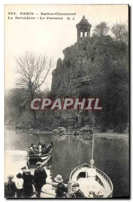 Paris - Buttes-Chaumont - O Belvédère - O Passeiro M.J.