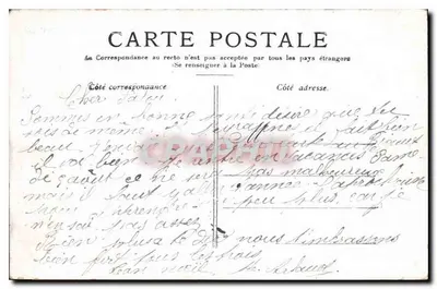 Parijs — De Arc de Triomphe de l'Étoile — onbekende uitgever — Achterkant