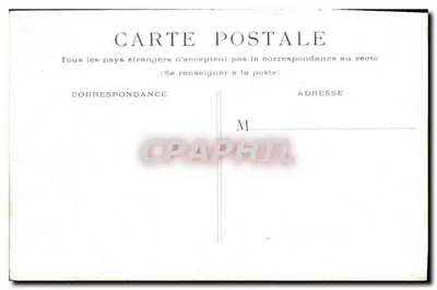 Paryż - Cour du Carrousel — widok pałacu Louvre i statuy Imperatora Napoleona I — Rewers