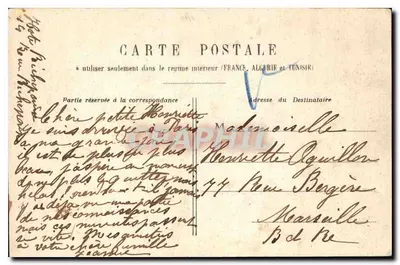 Palácio da Legião de Honra — Paris — H. L. n°10 — Verso