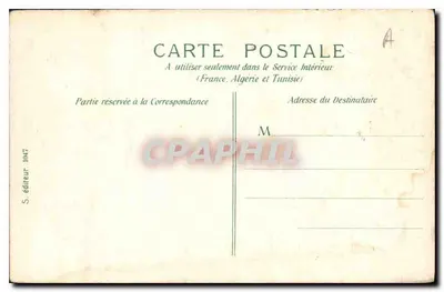 Paris - Ponte dos Artes e a Academia — S. editor, n° 1047 — Verso