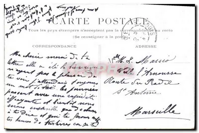 PARIS - Stazione Saint-Lazare — vista della facciata principale — editore DUV — Verso