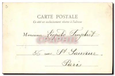 Paris — Lago do Bois de Boulogne — B. F. Paris, n°65 — Verso