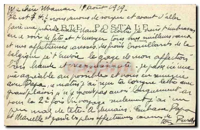 PARIS — Primeira Ordenação de Padres por S. E. o Cardeal Amette, arcebispo de Paris na Igreja Saint-Sulpice — J. H. — n° 1251 — Verso