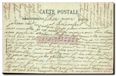 Paris — Die Place du Châtelet und der Boulevard Sébastopol — LL. n° 114 — Rückseite