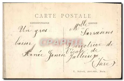 Paris — Torre St-Jacques — E. M. n° 5049 — Verso