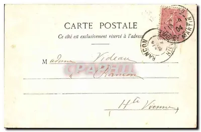 Parigi - Champs-Élysées - Concerto degli Ambasciatori — editore anonimo, n° 210 — Verso