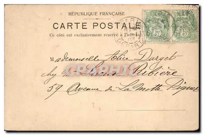 Palast des Rates — J.N. & C. — Nr. 12 — Rückseite