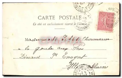 Paris - Igreja de Saint-Marcel — G. I. n°78 — Verso