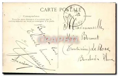 Fontaine Médicis — Parigi — Editore E.D. n°4561 — Verso