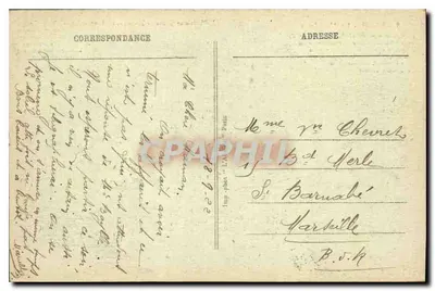 Paris - A Madeleine - Editor Paris, n°9 — Verso