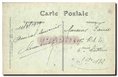 Panorama Paryża — Louvre, ogród i Champs-Élysées — NDHOT — Rewers