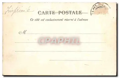 París — Ruinas de la Bastilla — editor G. Dreyfus, n° 27 — Reverso