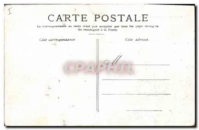 Paris — O Arco das Tuileries — editor não identificado, número de série não visível — Verso