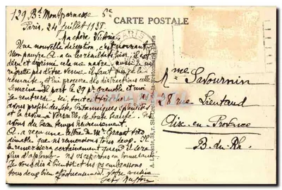 Place de la Bastille — París — editor desconocido, n° 45 — Reverso