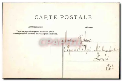 PARIS — Hotel de Ville — ELP, n°21 — Verso