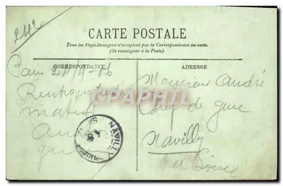 Paryż — Plac Bastilli — LL, n°805 — Rewers