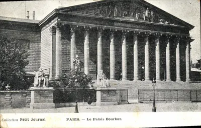 PARIS — O Palácio Bourbon — Coleção Petit Journal