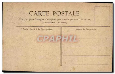 PARIS — O Palácio Bourbon — Coleção Petit Journal — Verso