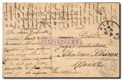 Paryż - Kolumna Vendôme — widok miejski — wydawca nieznany, numer serii nie widoczny — Rewers