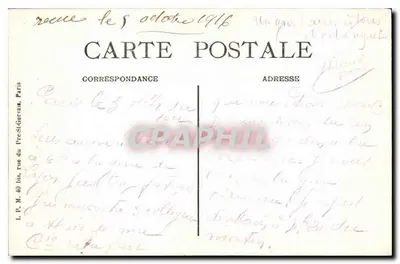 Parijs – De Noordstation — anoniem uitgever, n° 65 — Achterkant