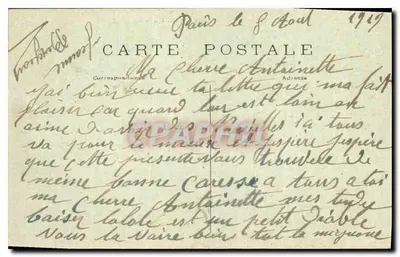 Paris — Senado e Jardim do Luxembourg — M. J. n° 543 — Verso